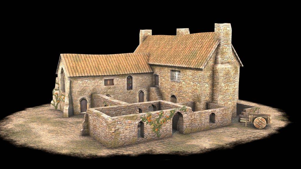 Preceptory and Dower House - game asset